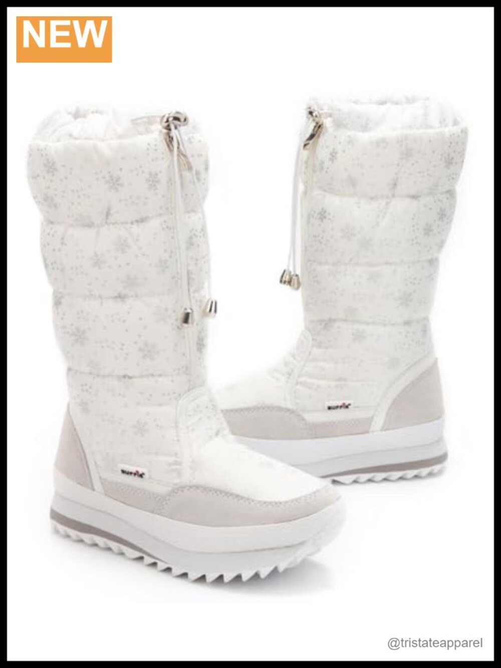 Waterproof Faux Fur Lined Mid-Calf Snow Boots with Zipper